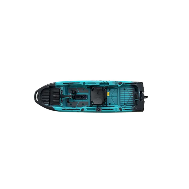 Better Performance One Person Fishing Kayak with Pedal Drive Motorized Option HDPE Material CE Certified for Ocean Use