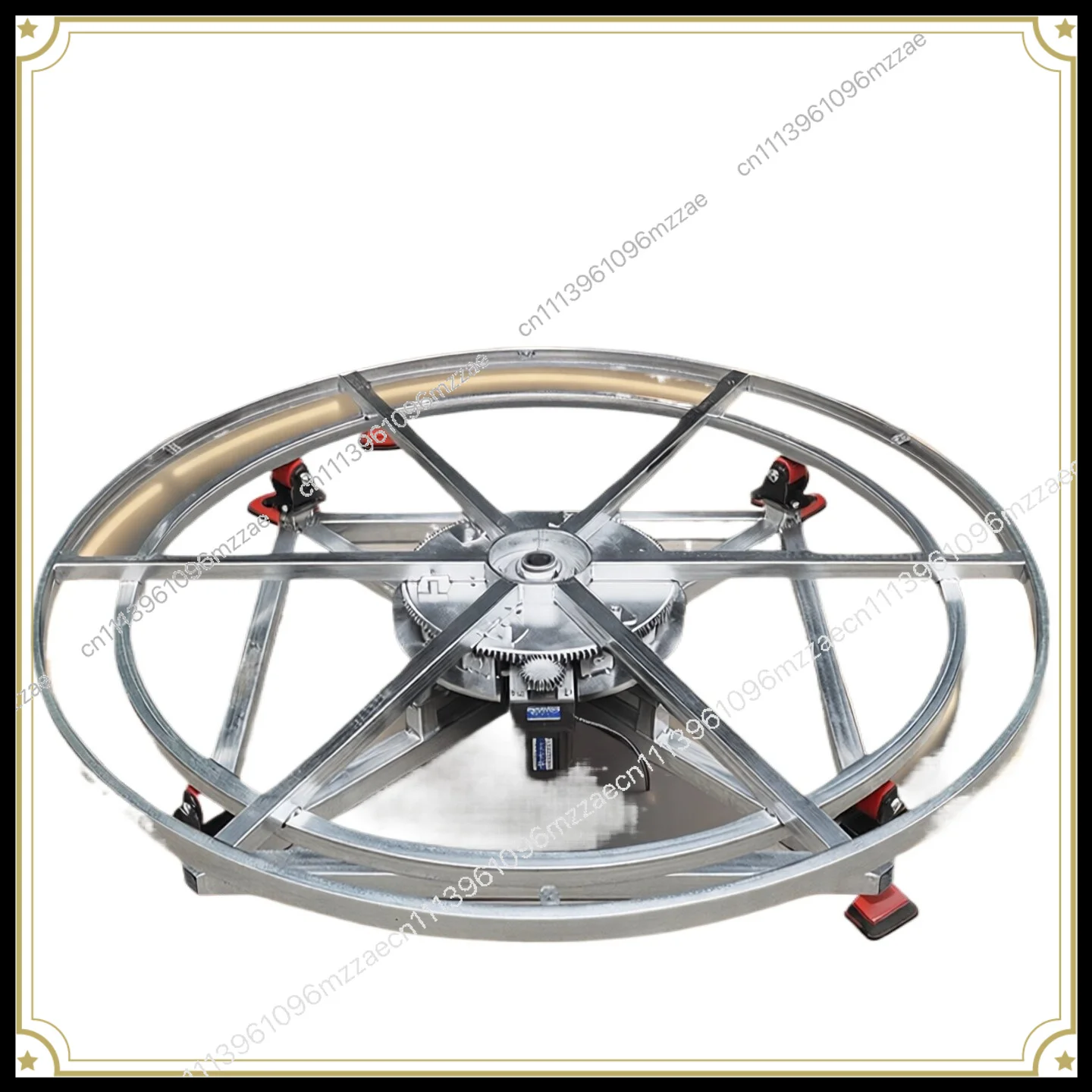 Electric Stage Turntable, Remote Control Speed Adjustable Steel Rotary Base, Motorcycle Display Stand