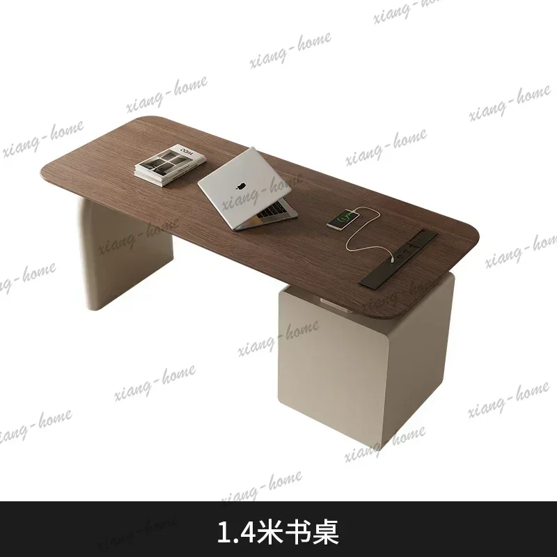 Modern Creative Office Desks Nordic Cream Style Wood Office Desks Beauty Salon Consult Office Furniture