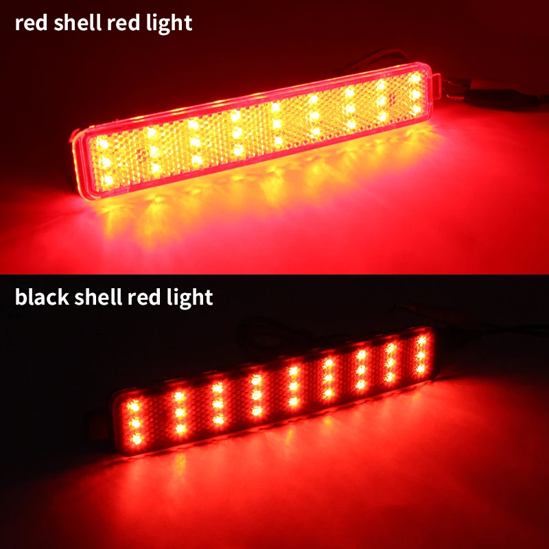 2×for Cadillac CTS CTS-V/Chevrolet Equinox Trailblazer SS/Buick Enclave/GMC Acadia Rear Bumper Brake Lamps LED Tail Fog Lights