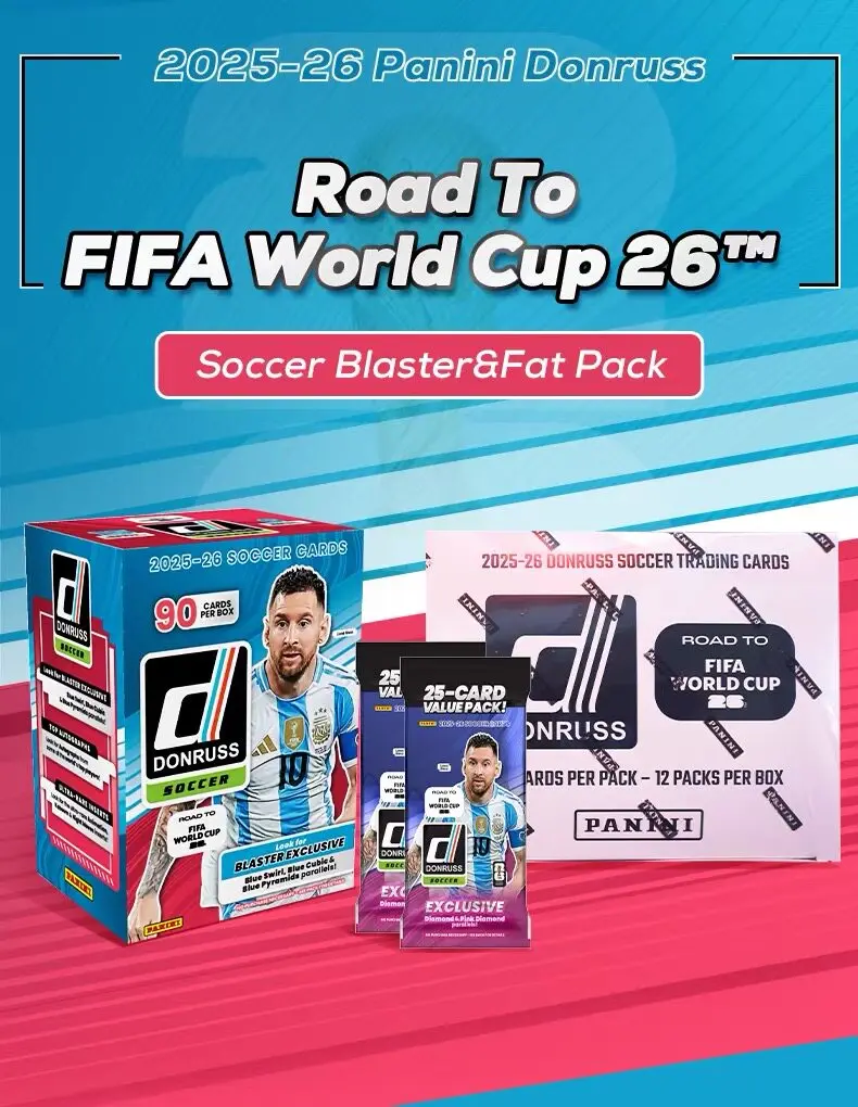 2025-26 Panini FIFA World Cup Football Trading Card Lionel Messi Lamine Yamal Kylian Mbappé  Character Collection Cards Toy Gift
