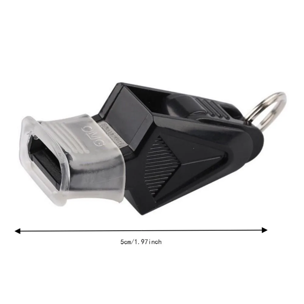 3PCS Durable Professional Grade Coach Whistle Dolphin Shape ABS Referee Whistle Coreless Design Match Whistle Lifeguard Use