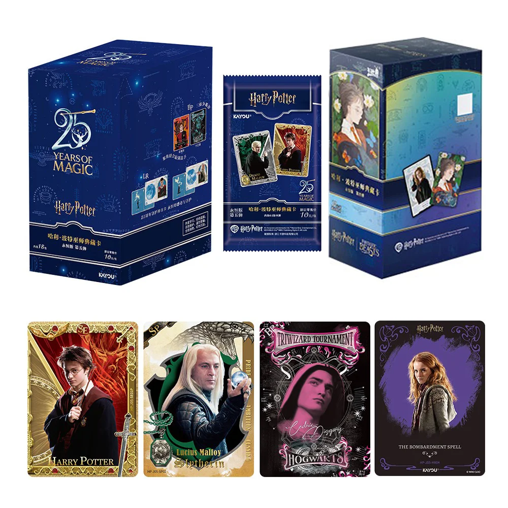 

KAYOU Harry Potter Collection Cards Eternal Edition Series Fantasy Magic Movie Simple Fresh and Creative Postcard Card Game Toys