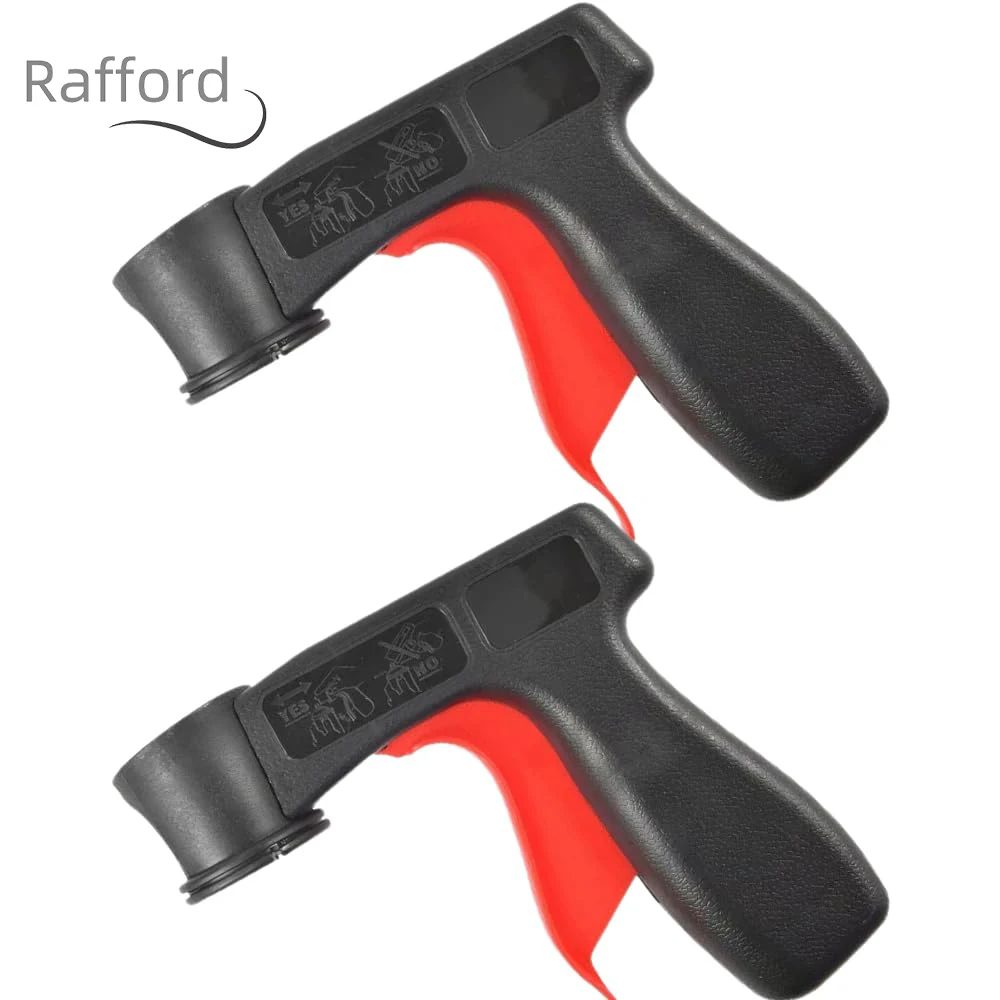 

Rafford 2 Pcs Plastic Portable Spray Paint Handle Universal Reusable Car Color Changing Film Pasting Self Spraying Hand Spray Gu