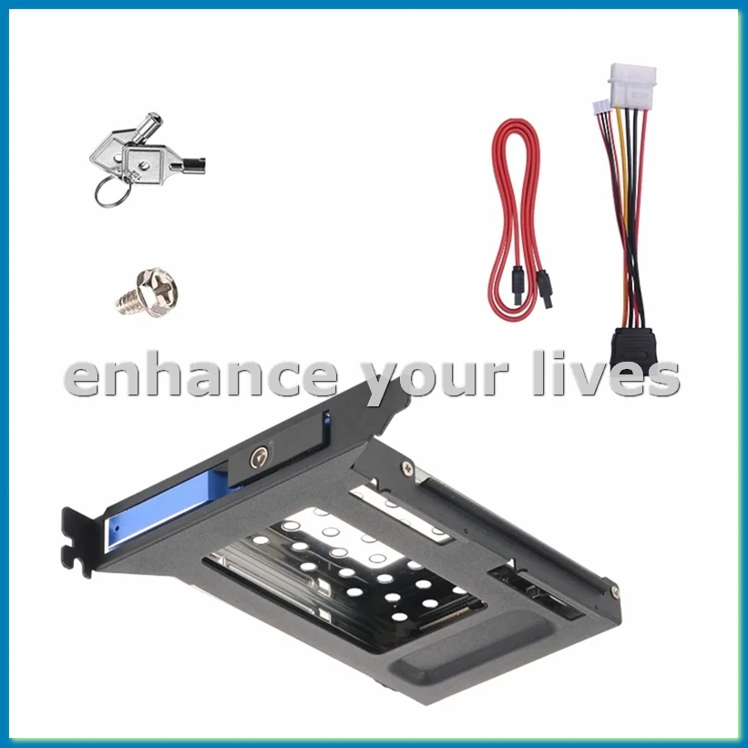 

Слот PCI из алюминиевого сплава Поддержка мобильной стойки 2,5-дюймовый SATA HDD SSD для слота расширения ПК Разъем SATA3 6 Гбит/с Hotswap-A79U