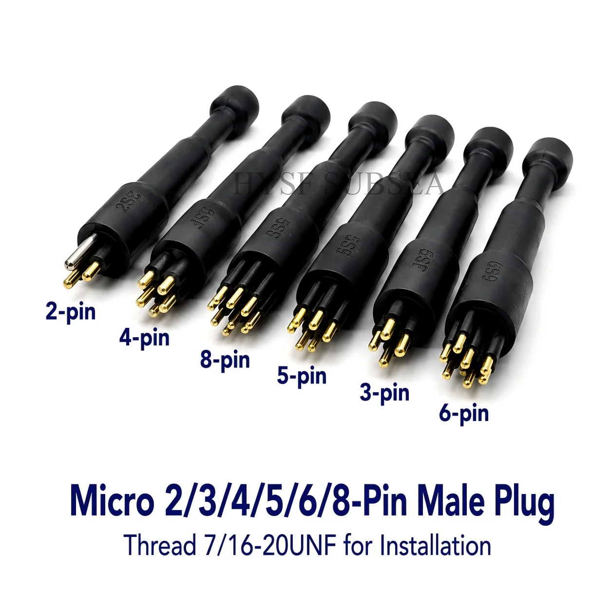 MCDC10F 12F 13F 16F Dummy Plug Anodized Aluminum Micro Circular Protector IP68 SubConn-Compatible for ROV Subsea