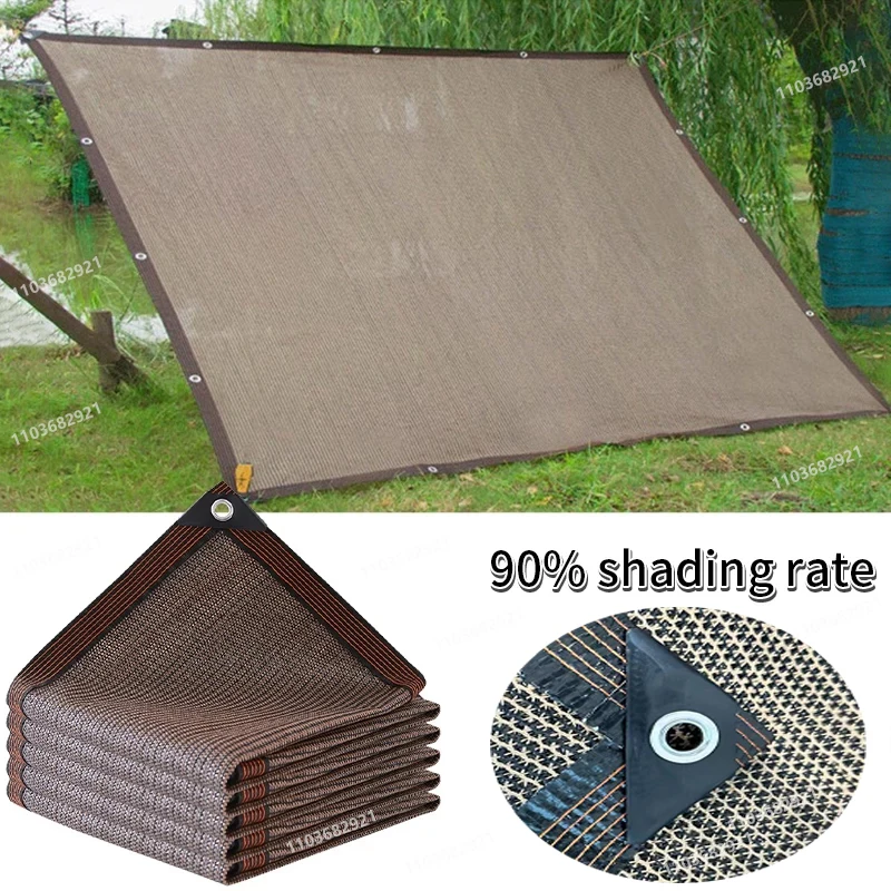 

Summer Sunshade Net Garden Room Sunscreen Shading Sails Sun Protection Shading Mesh Outdoor Camping Car Sun Cover Shade Sails