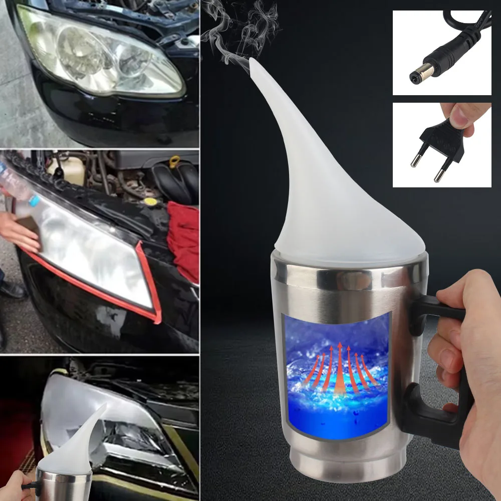 

Motorcycle Lamp Light Polishing Cleaning Tools Car Headlight Lens Restoration Kit Headlights Taillights Repair The Atomizer Cup