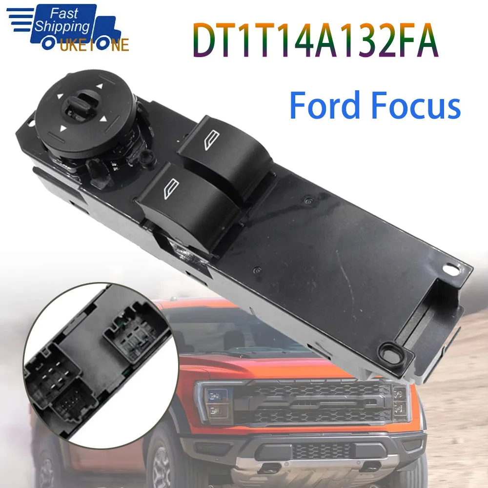 

Автомобильные аксессуары, аксессуары для Ford Focus Electric Power Master, переключатель стеклоподъемника, кнопка регулировки, автозапчасти DT1T14A132FA