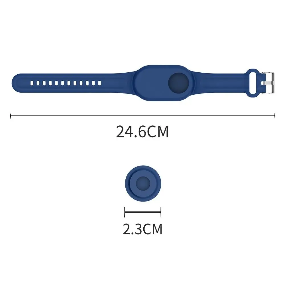 Custodia in silicone con cinturino in silicone Supporto per braccialetto Bracciale per bambini di ricambio Bracciale per bambini impermeabile per Samsung Galaxy SmartTag 2