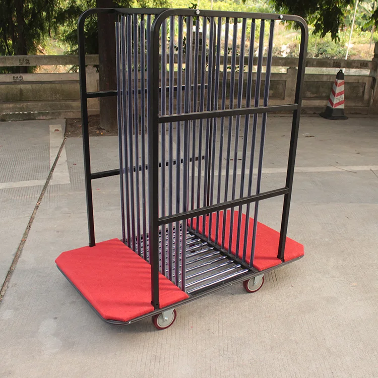 Glass Turntable Car Shelf Transporter Metal Storage Car Hotel Restaurant Thickened Collection Car Banquet Delivery Cart