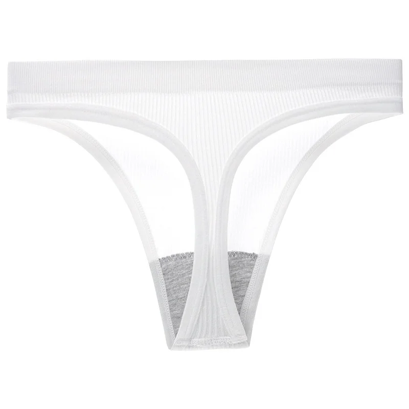 Thong, Oversized, Slim, Sports Fitness Underwear, Low Waisted, Sexy Women's Buttocks Lifting, Pure Cotton, And Cropped T-Shirt image 6