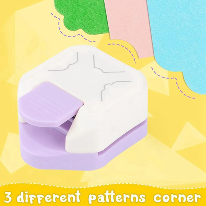 2PCS/SET Paper Cutter Punch 3 In 1 Corner Rounder Corner Punch Corner Cutter For DIY Photocards Business Card Making Durable