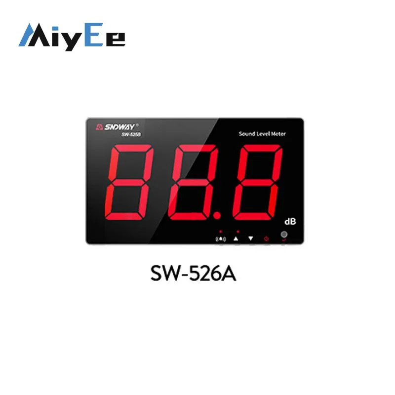 SW-526A SW526A 30-130dB Decibel Meter Noise Meter Sound Level Meter w/ 18-inch Large Display Screen