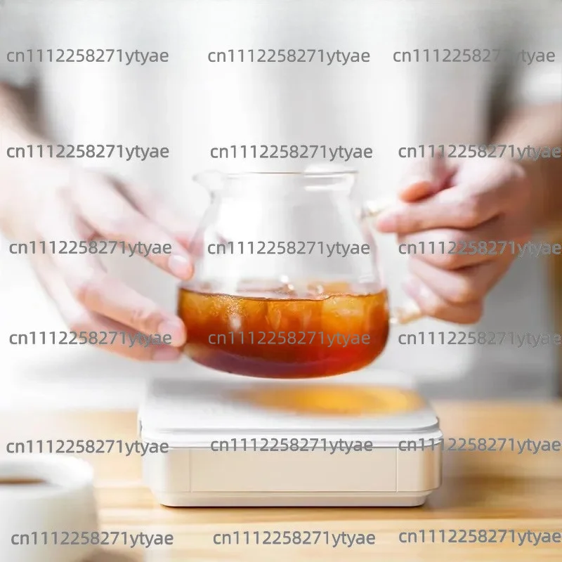 Retro Rattan Hand-brewed Coffee Sharing Pot Glass Japanese Fair Cup Teapot