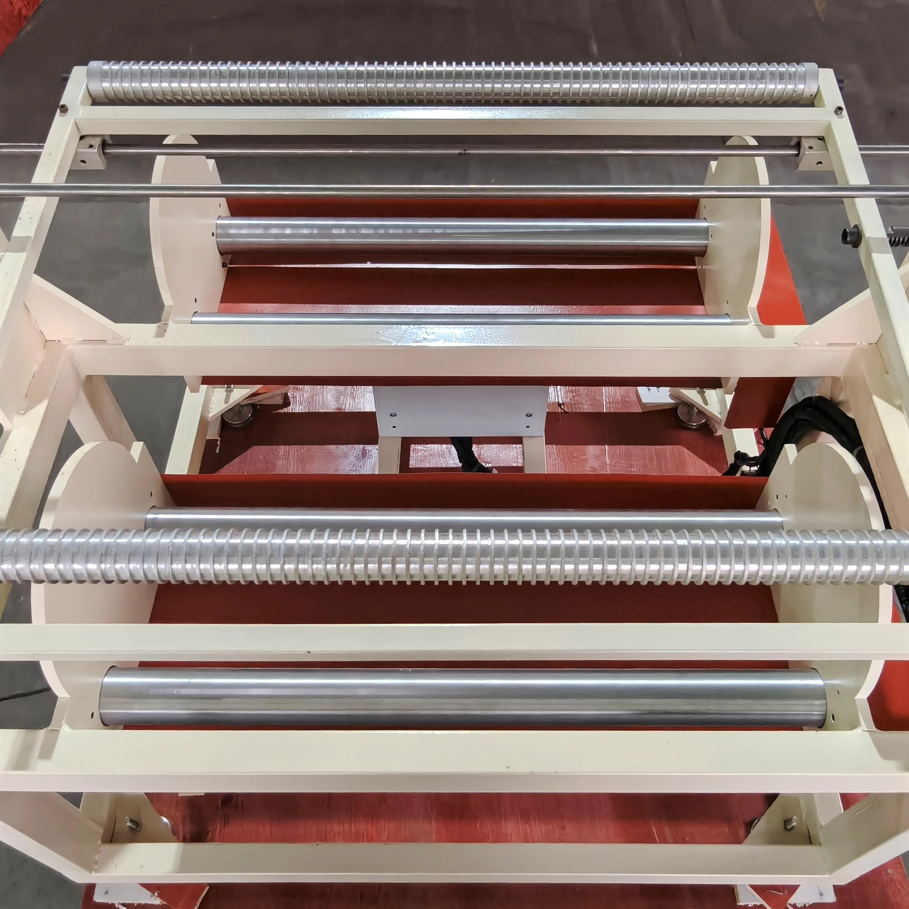 SHENYUE Stable Operation Double-Row Material Collector for Sequin Punching Machine, Textile and Embroidery Industry