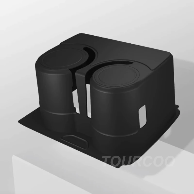 For ZEEKR 7X 2025 Silicone Center Console Water Cup Frame Cover Anti-slip Wireless Charging Silicone Pad Mat