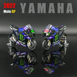 Maisto 1:18 2022 Yamaha Factory Racing Team #21 Morbidelli #20 Quartararo simulazione con licenza modello di moto in lega Collecti