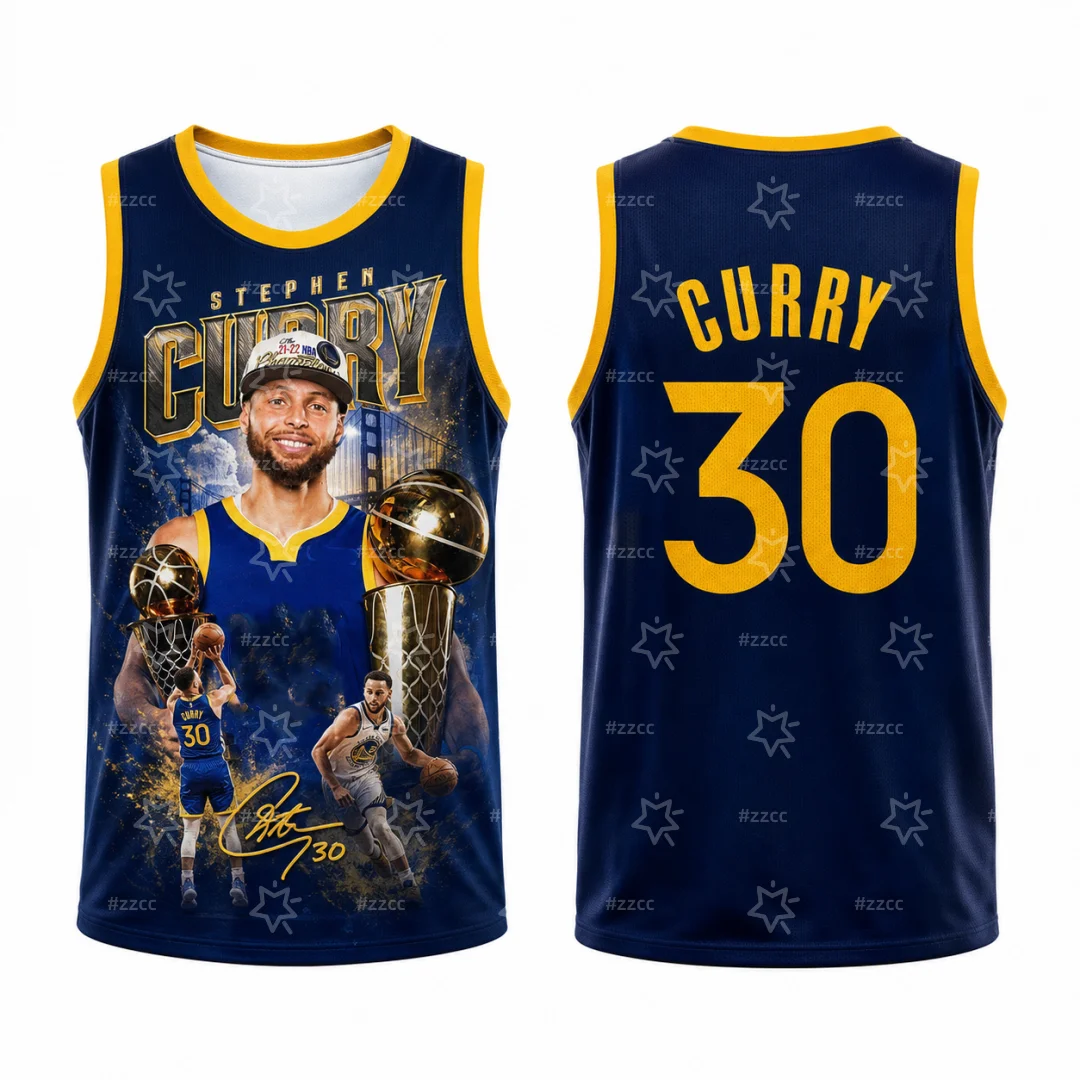 2026 Stephen Curry Nr. 30 Basketball-Trikot, Spiel- und Trainingsuniform, Sommersport, ärmelloses Herren-Shirt, Kinderbekleidung ﻿ – Detail 3