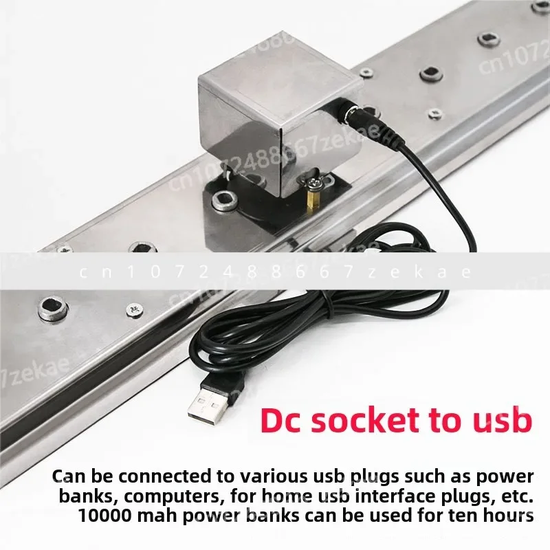 ماكينة سيخ شواء أوتوماتيكية قابلة للتعديل بعرض 5 فولت يمكن توصيلها بنك الطاقة AC وDC