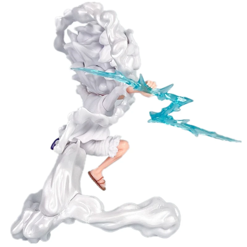 Personaje de anime de una pieza, 16cm, Dios del sol, Niga, Luffy, versión Q, estatua de pvc, modelo de muñeca móvil, colección de juguetes, regalo, adornos de muñecas