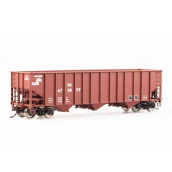 BACHMANN HO 1/87 American Series Simulation Metal Wheels 100 Tons 3discharge Port Brown Coal Hopper Car Train Model