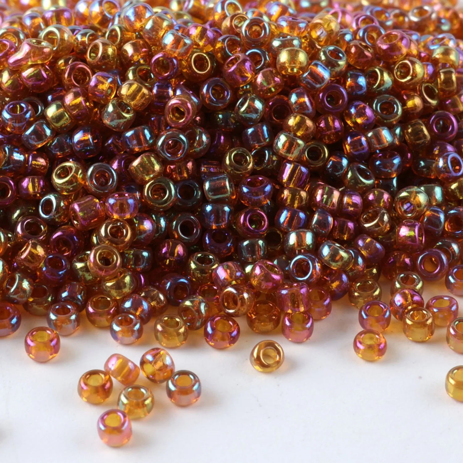 Domestic CJ 11/0 Transparente Farbige Hochwertige Rocailles-Perlen 10g/Röhrchen Geeignet für Alle Arten von DIY-Bastelarbeiten, etc. – Detail 23
