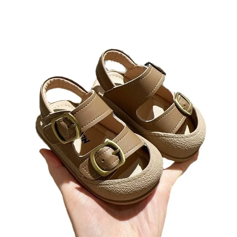 Chaussures d'été pour bébés et tout-petits, sandales décontractées polyvalentes, chaussures de plage anti-rika et résistantes à l'usure pour garçons et filles, nouvelle collection