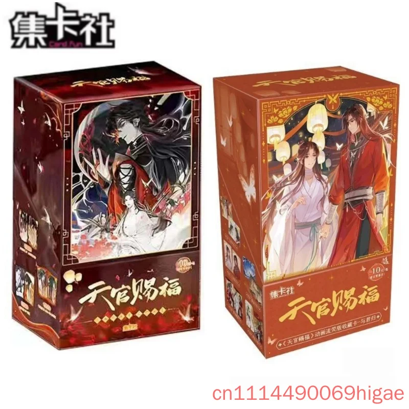 cardfun-heaven-official-blessing-tgcf-tian-guan-ci-fu-xie-lian-hua-cheng-san-lang-anime-booster-box-collectible-cards-toy-gifts
