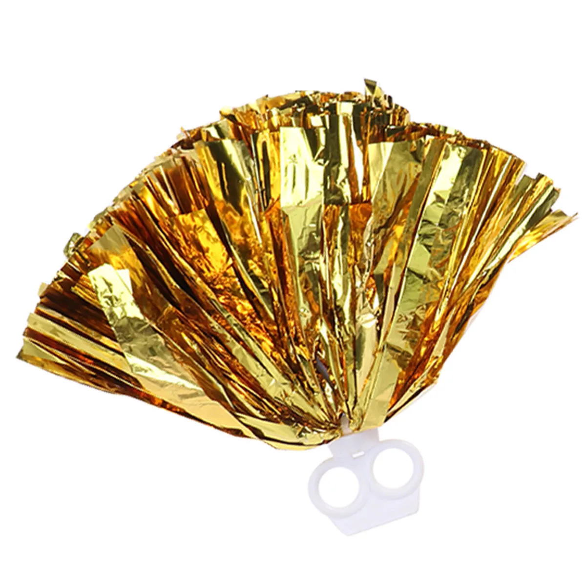 2 قطعة 30 سنتيمتر الذهب البلاستيك حلقة بوم بومس خفيفة الوزن دائم التشجيع عدة ل كلية المدرسة الثانوية يهتف بومس #5