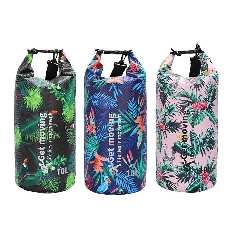 Summer Bag Waterproof 500D Mesh Fabric Digital Printing Packaging Outdoor Travel Water Proof Backpack for Seaside Water Parks