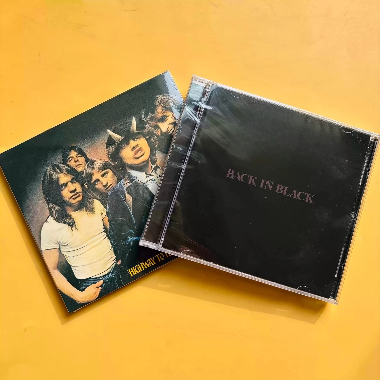 

Classic Hard Rock Album Music CD Vintage Band Portrait & Minimal Black Design Cover Premium Collectible Record