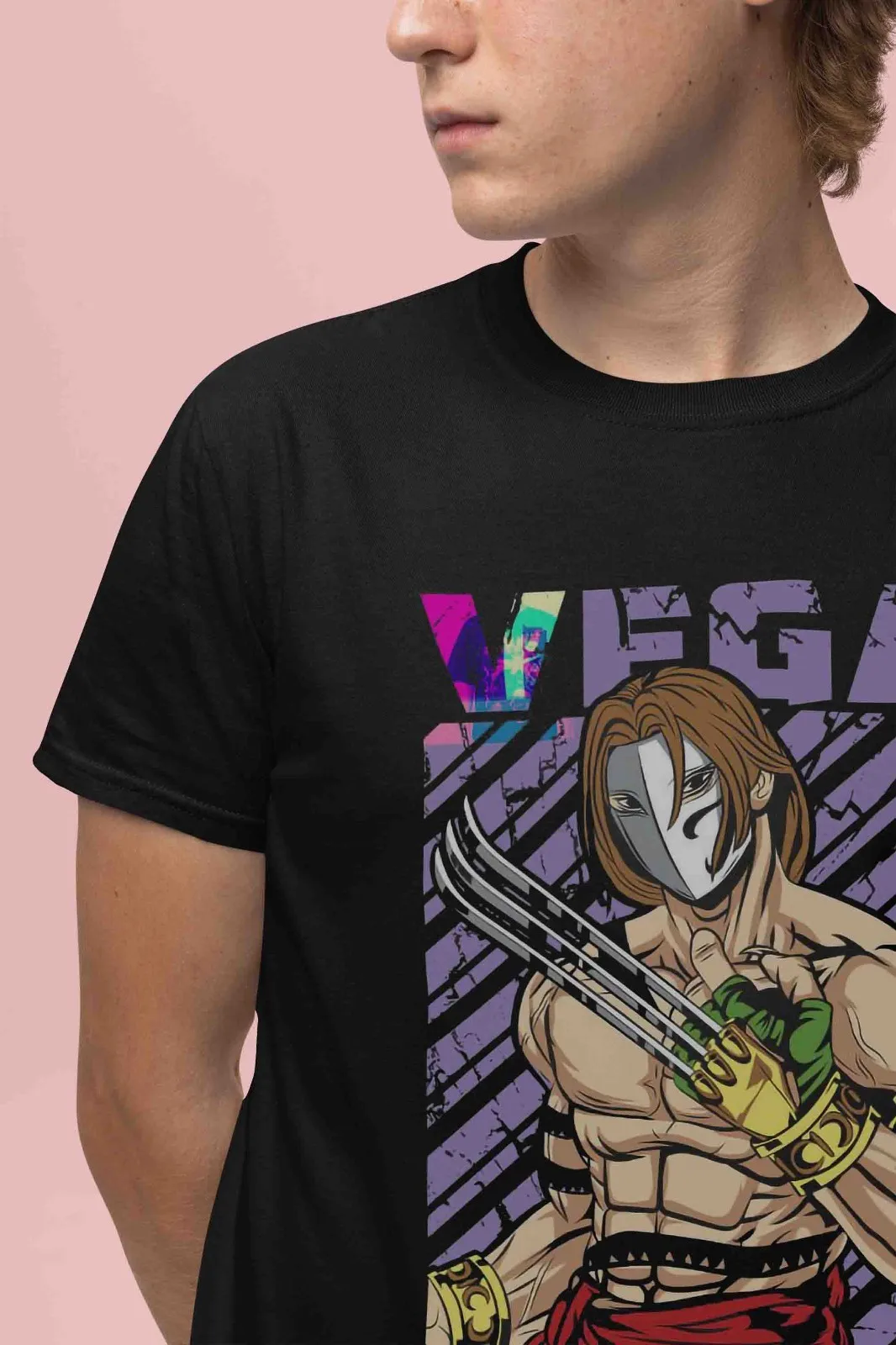 Street Fighter Shirt Vega Tshirt Ken T-Shirt Akuma Top Juri Fighting Anime Tee