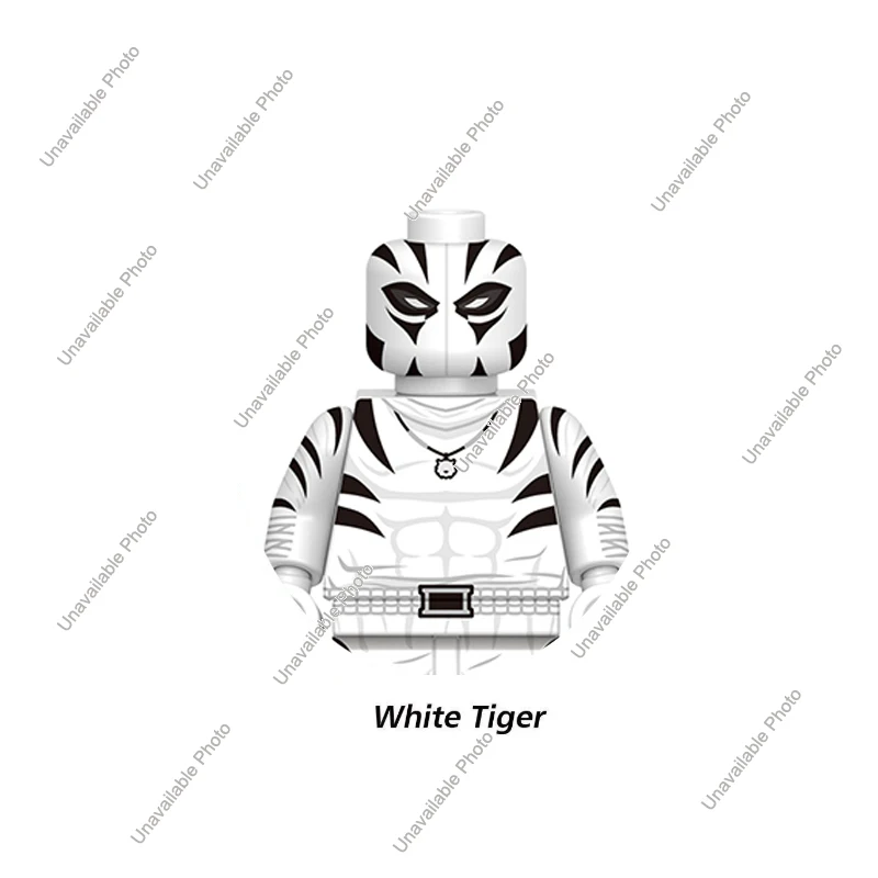 ألعاب ساخنة مارفل شخصيات الحركة الجديدة كتل لعبة دارديفيل المعاقب الأبيض النمر بولسي ولفيرين ديدبول بناء لعبة الطوب هدية