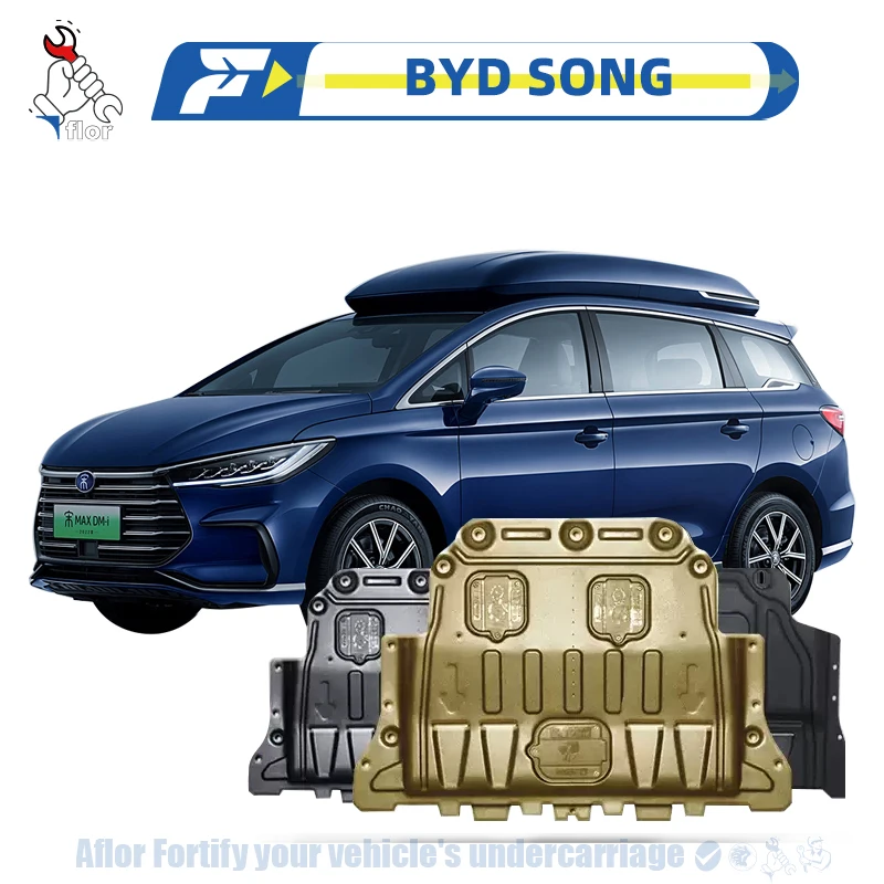 BYD SONG Pro Max Plus 2th 2016-2021 Protective Plate For Engine Chassis Guard Board Engine Protection Plate Multiple Material