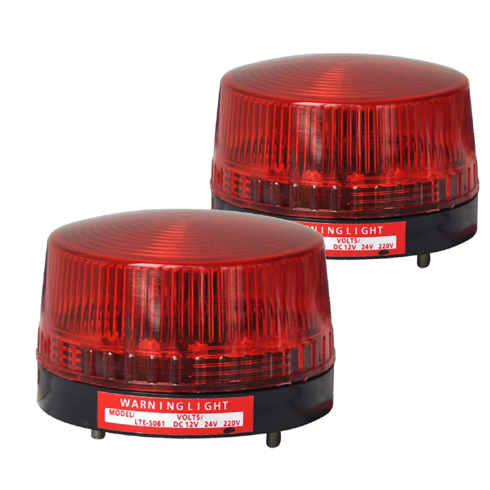 

2pCS Mini Signal Round Warning light Bolted Base Strobe Flashing Light Police Beacon Light LTE-5061
