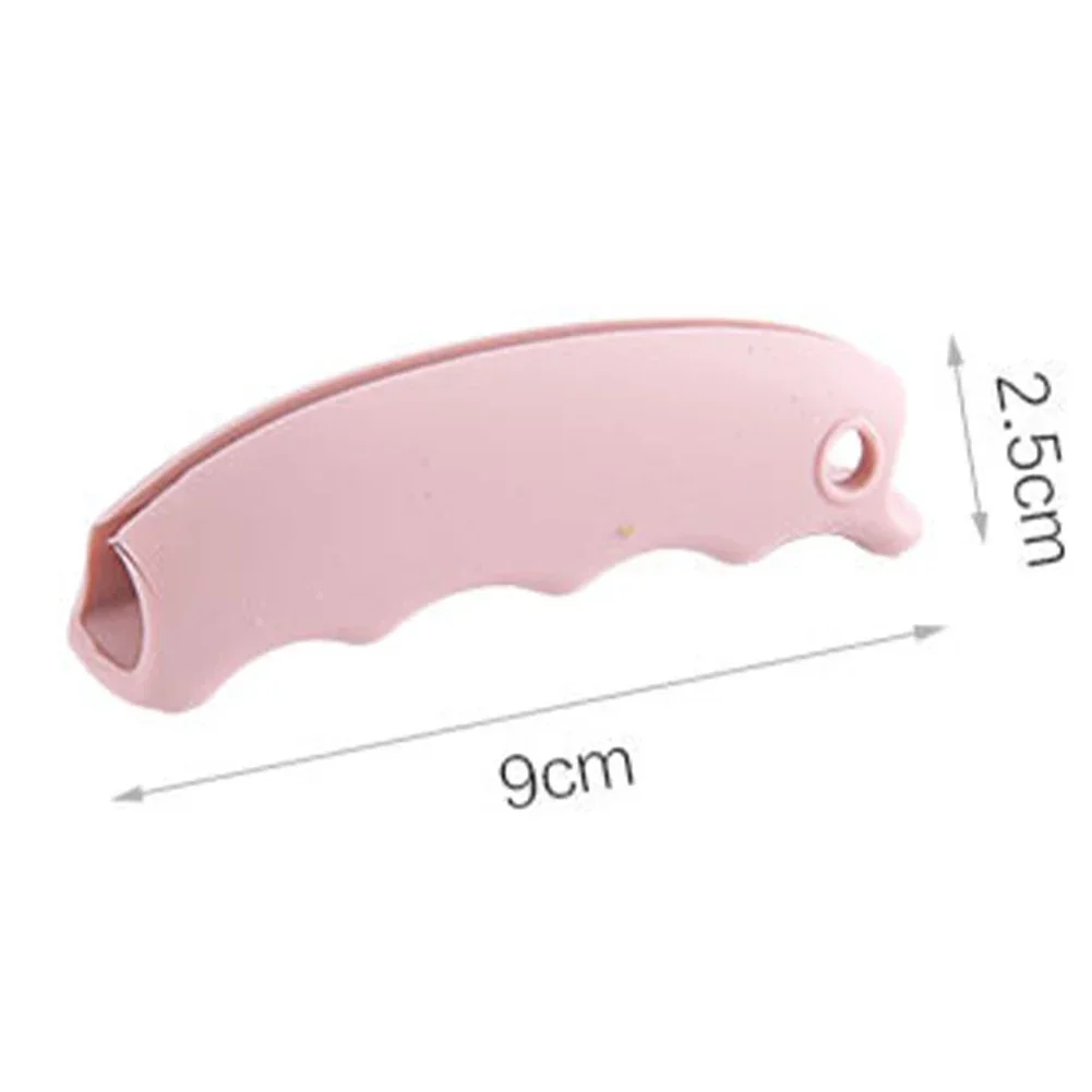 Silicone Portable Vegetable Device Labor Saving Shopping Bag Carry Holder with Keyhole Handle Comfortable Grip Protect Hand Tool