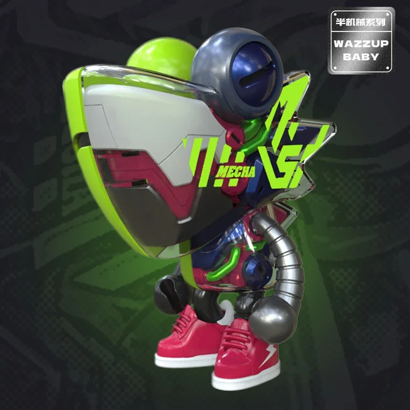 

New Original Genuine WAZZUP Chameleon 4th Generation - Semi-mechanical Series Blind Box Figurines, Exquisite and Cool Plush Toys