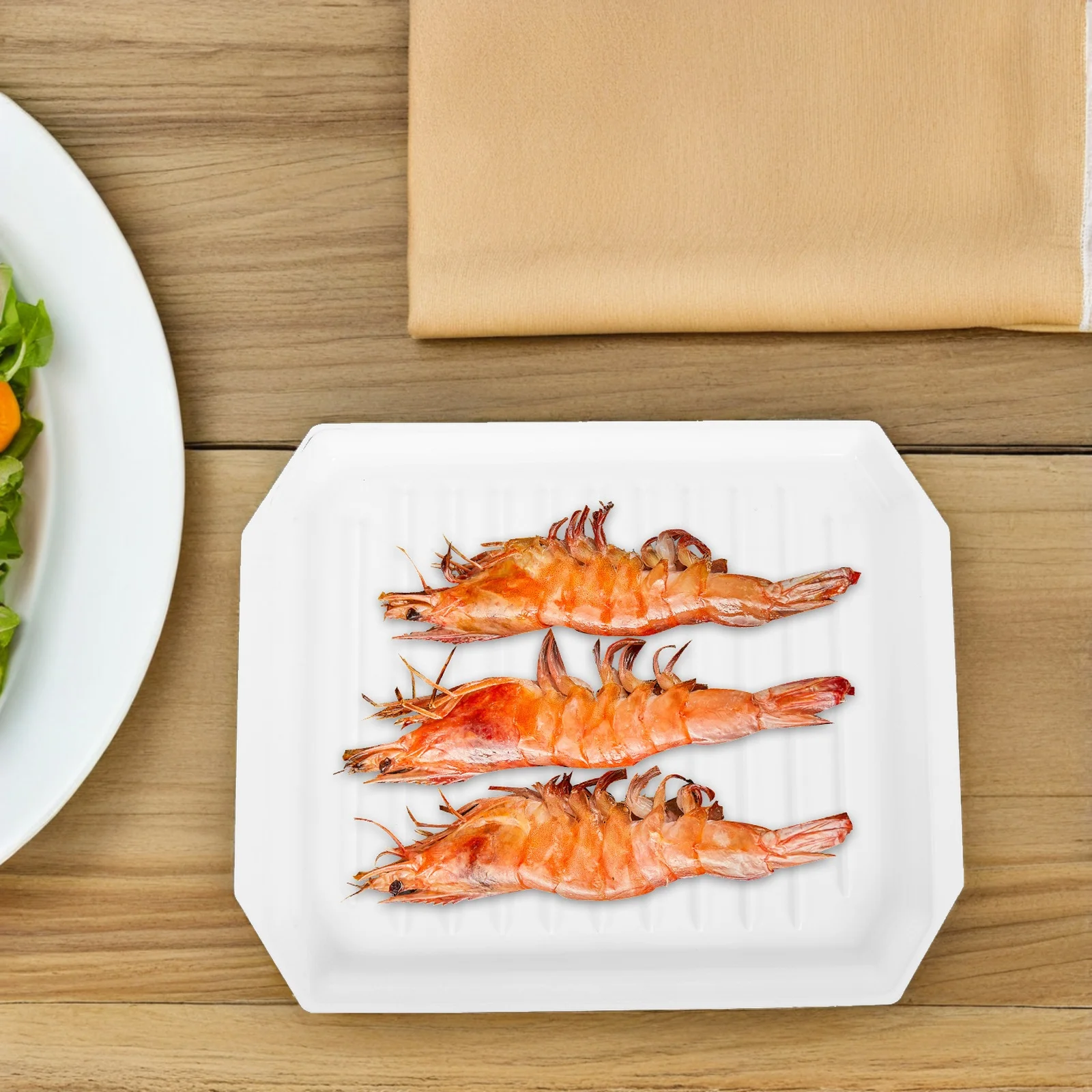 

3pcs Microwave Bacon Baking Tray Reusable Non-Stick Pp Material Portable Oven Safe Baking Pan For Home Restaurant Use Gratin