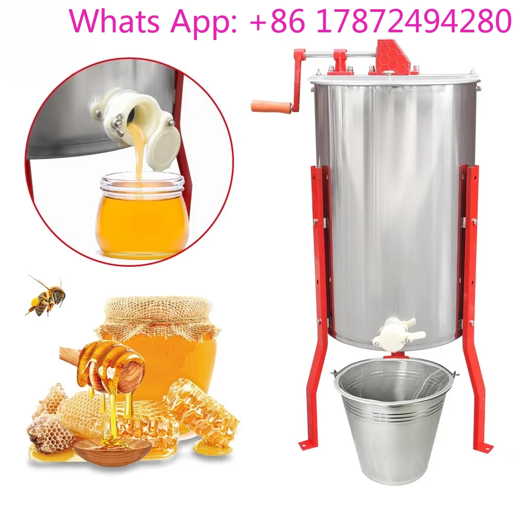 Honey Extractor 3 Frames Stainless Steel for Honey Extraction - Beekeeping Machine