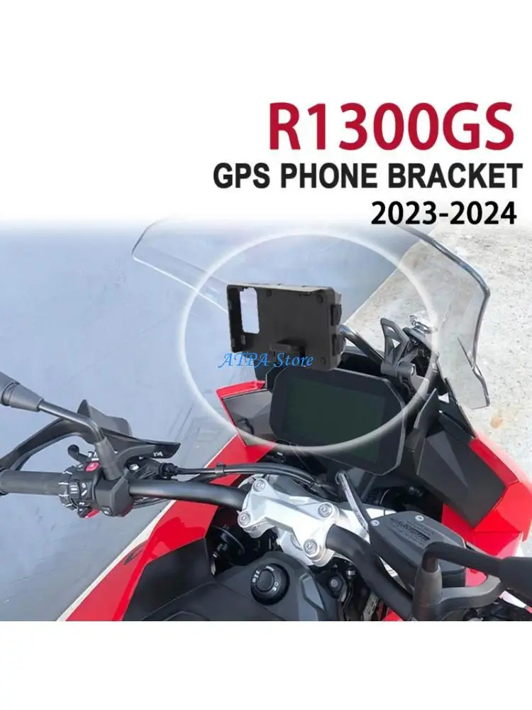 

U13C Motorcycle Phone Navigation Mount with Tool Less Setup and Shock Proof for ADV 2023-2024 on Bumpy Dirt Roads