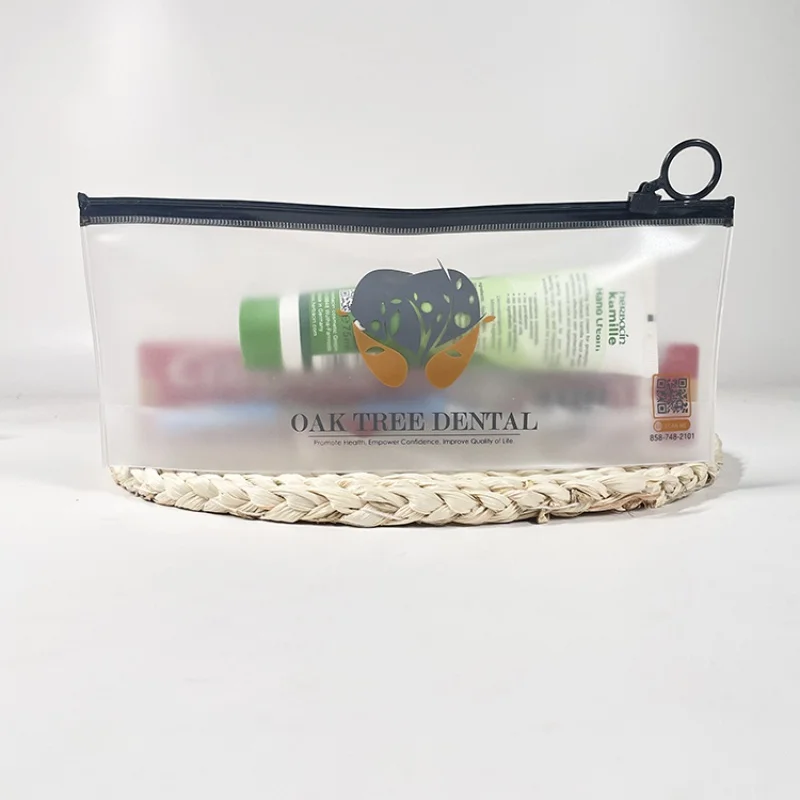 Personnalisé Petit sac de dentifrice en plastique pour brosse à dents, sac à cosmétiques Ziplock, poudres dentaires, toilette de voyage, maquillage, savoir à la mode, chaud