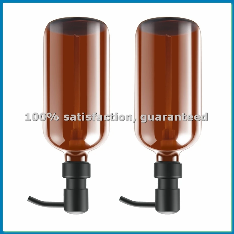 

Стеклянная бутылка-дозатор 18 унций с нажимным механизмом из нержавеющей стали для мыла - A79M