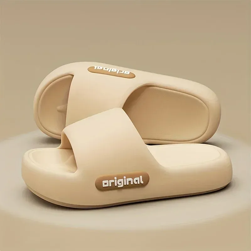 Women's Soft Slippers Thick-Soled Anti-Slip Indoor Outdoor Home Bathroom Relaxing Comfortable Cushioned Sandals,slippers woman