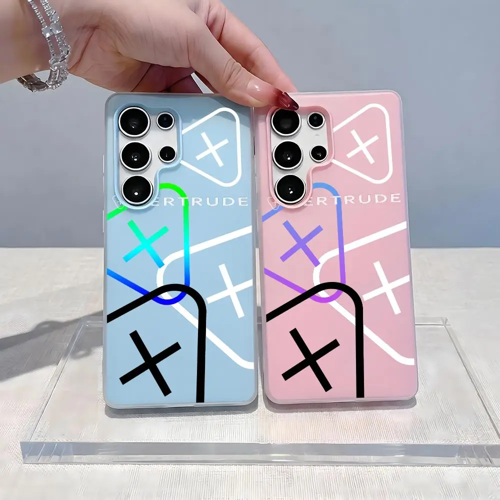 Lovely Fashion G-Gertrudes Phone Case For Samsung S26 S25 S24 S23 Ultra Clear Jelly Soft TPU Phone Case Transparent Cover