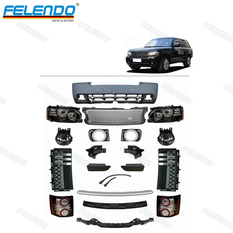 

FELENDO High Quality Car Body Kit for Range Rover Vogue 2002-2009 L322 Upgrade to Range a Rover 2010-2012 L322