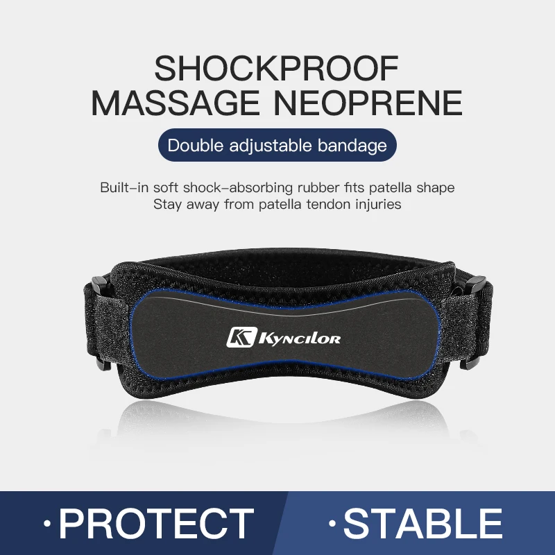 الرياضة اتجاهين ضغط تعديل الرضفة مع إيفا امتصاص الصدمات ركوب الدراجات الجري كرة السلة الغضروف المفصلي حماية منصات الركبة #2