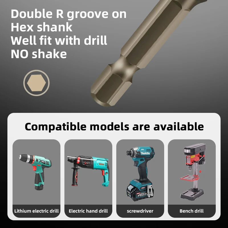 أربعة حواف مثقاب غريب الأطوار سبائك عالية الصلبة ترقية أدوات النجارة جميع الخزف الطوب الخرساني مجموعة لقمة مثقاب