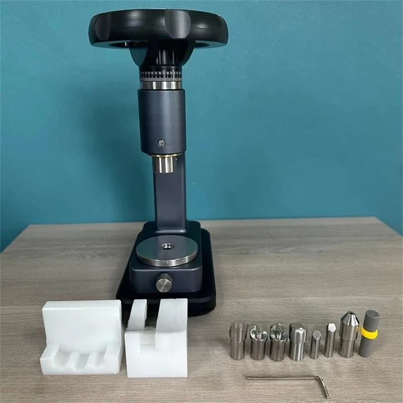 Multi-Function Cover Opener Watch Repair Tools 6175B Cover Lever Bottom Dismantle Watch Ring Press with 24 Piece Aluminum Mold