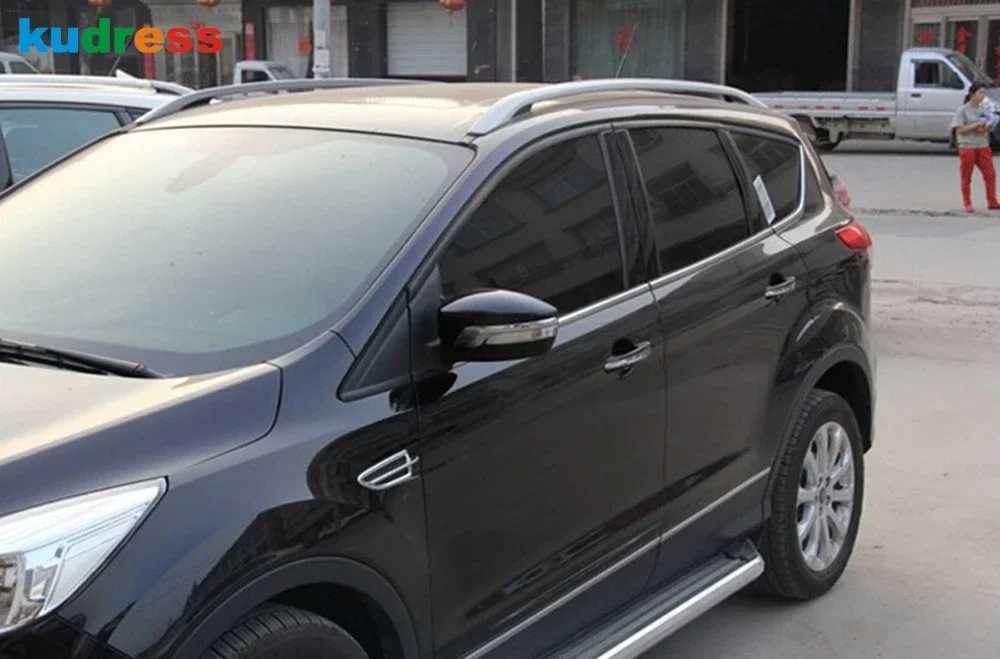 Rearview Mirror Trim Cover For Ford Kuga Escape Ecosport 2013 2014 2015 Car Side Mirrors Molding Garnish Strip Accessories view 6